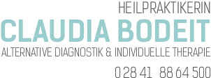 Logo: Claudia Bodeit, Heilpraktikerin, alternative Diagnostik & individuelle Therapie